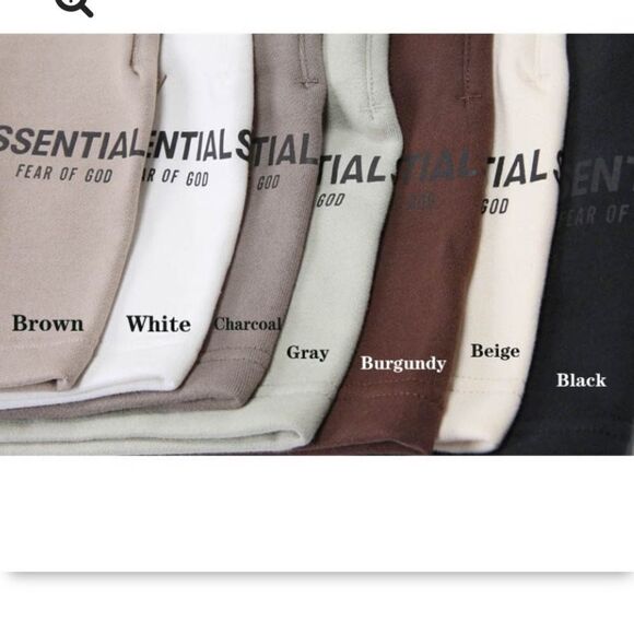 FEAR OF GOD ESSENTIALS SHORTS‎ OATMEAL XL NWT IN PACKAGING - Picture 4 of 14
